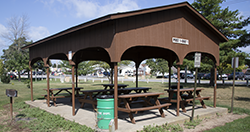 Photo of the Park Tennis Court open air covered shelter